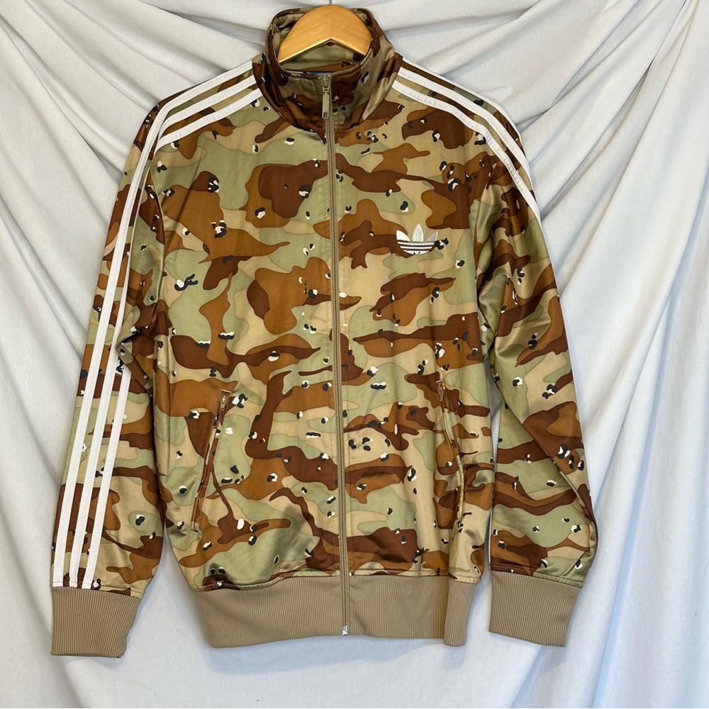 Men’s Adidas Originals Camouflage Camo Track Jacket Large